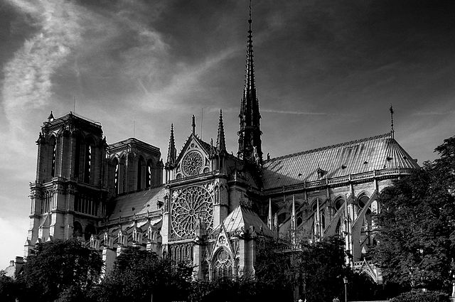 Cathédrale Notre-Dame de Paris vue depuis le sud-est