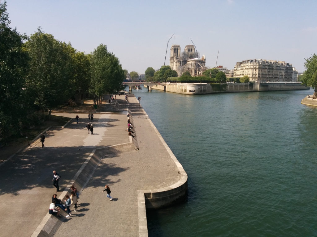 Notre Dame après l'incendie de mai 2019