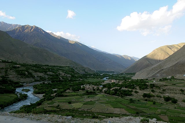 Panjshir River Valley in May 2011