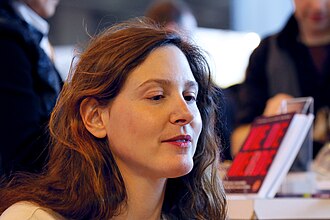 Justine Lévy lors du salon du livre de Paris 2011